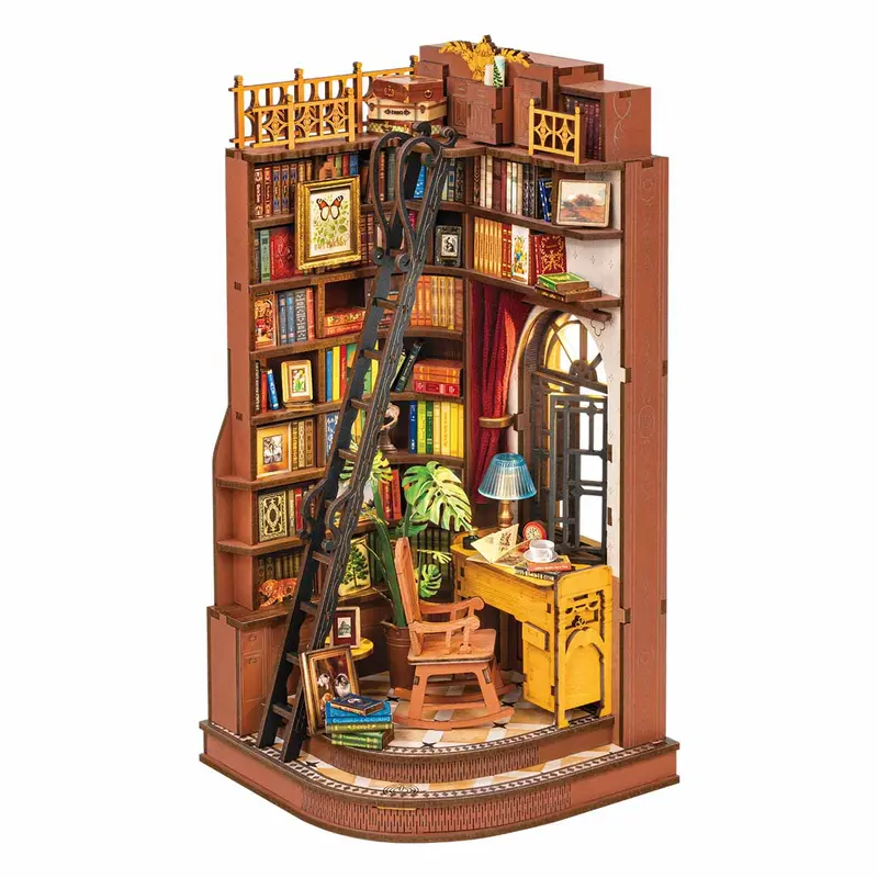 Cicha Pracownia Silent Corner Study - Book Nook DIY