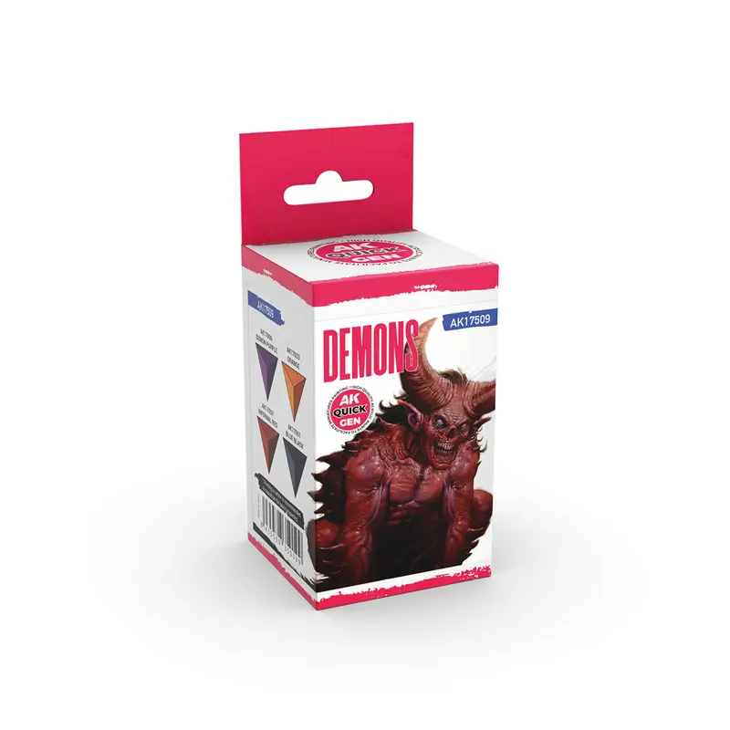 Demons – Quick Gen Set - Zestaw Farb Akrylowych Quick Gen