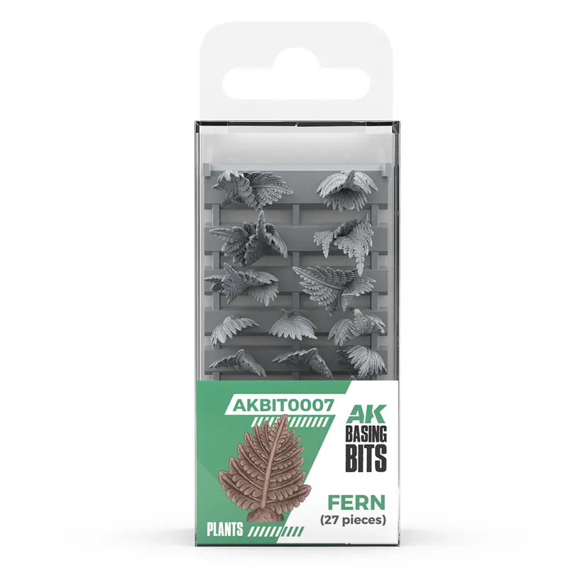 Fern – Paprocie Żywiczne, 27 Elementów | AK Basing Bits