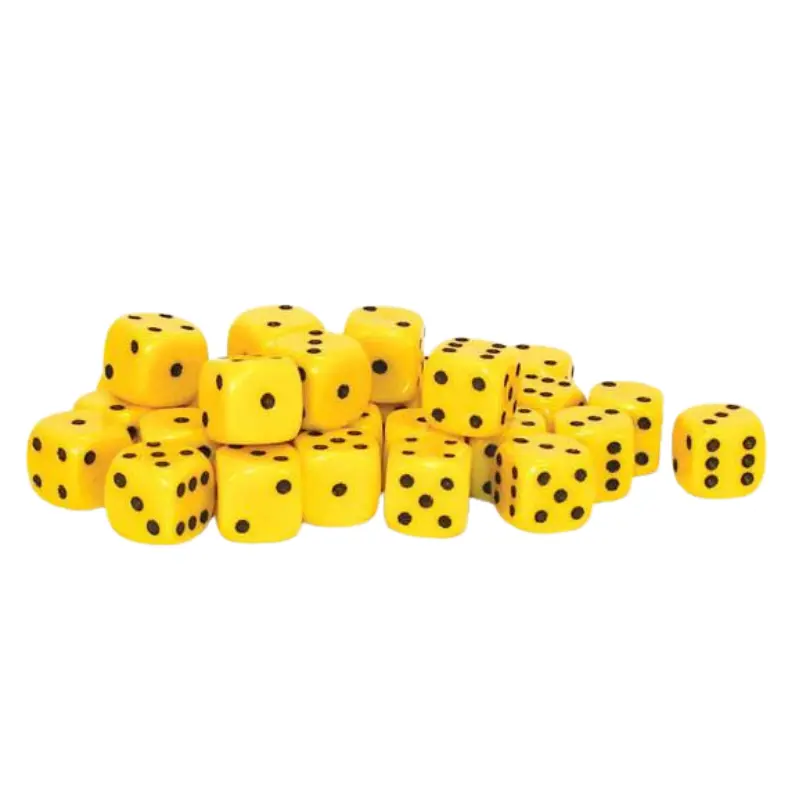 Kostki D6 Yellow 10mm (30 szt.)
