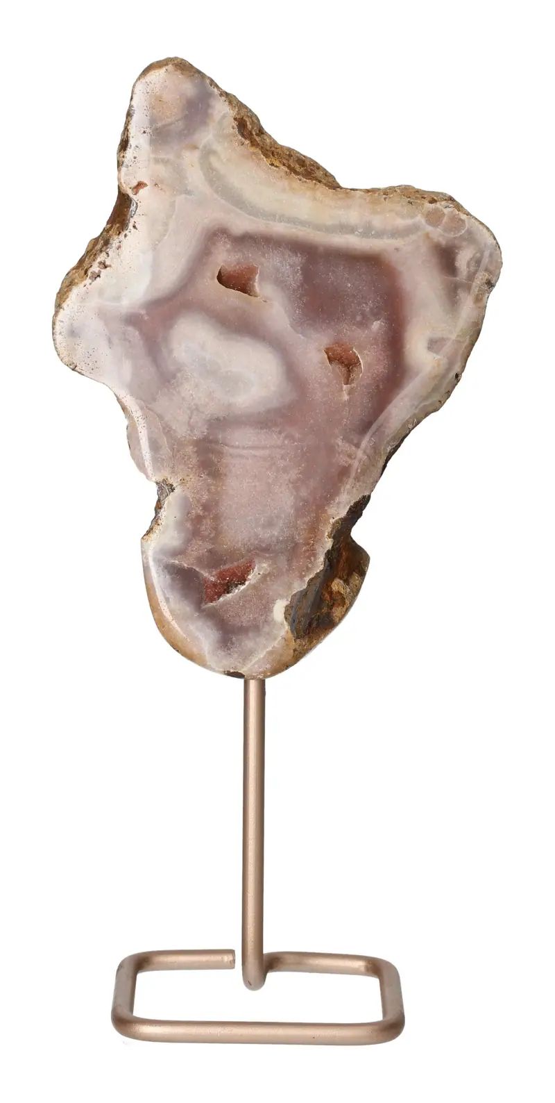 Pink Amethyst on Stand