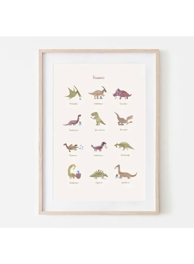 Plakat Dinosaurs Medium