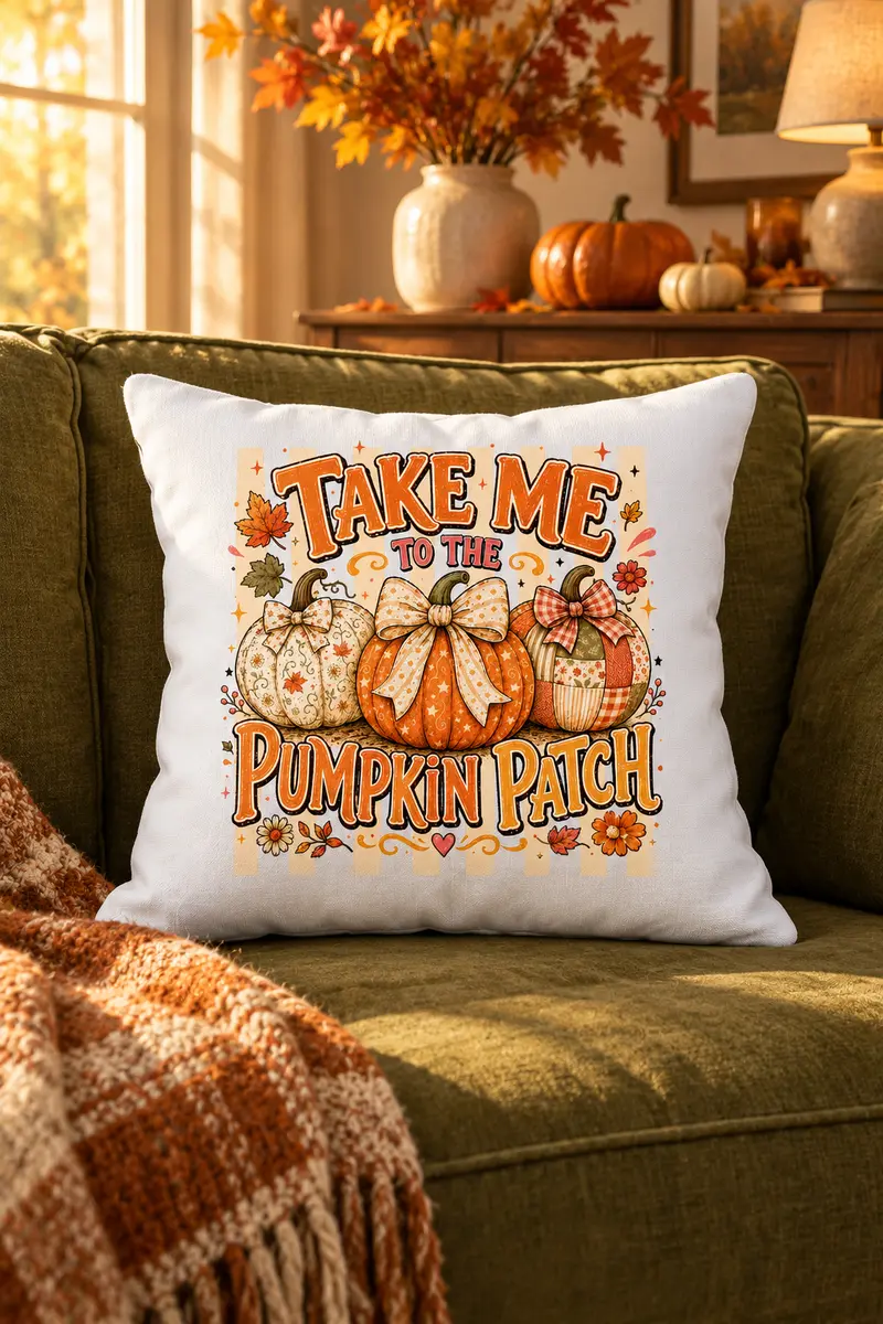 Poduszka "Take Me To The Pumpkin Patch"
