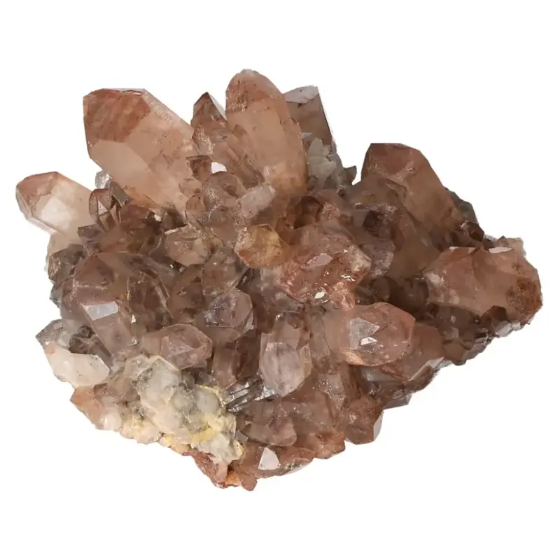 Quartz Cluster With Hematite 576024