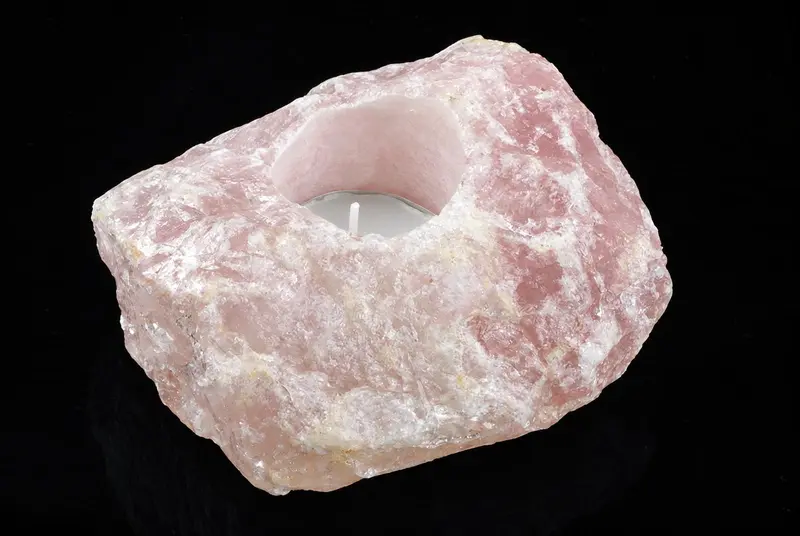 Rose Quartz – candlelight