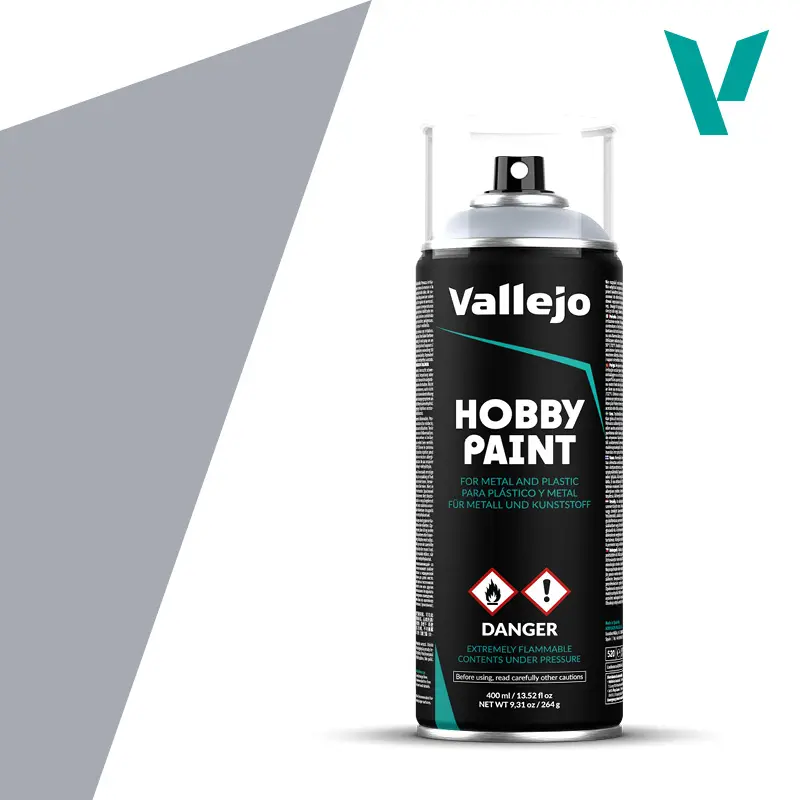 Silver 400ml - Farba w Sprayu Hobby Paint