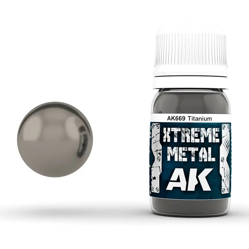 Titanium 30ml - Farba Metaliczna Xtreme Metal